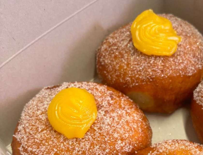 Lemon Jam Donut (Lactose free & Vegan)