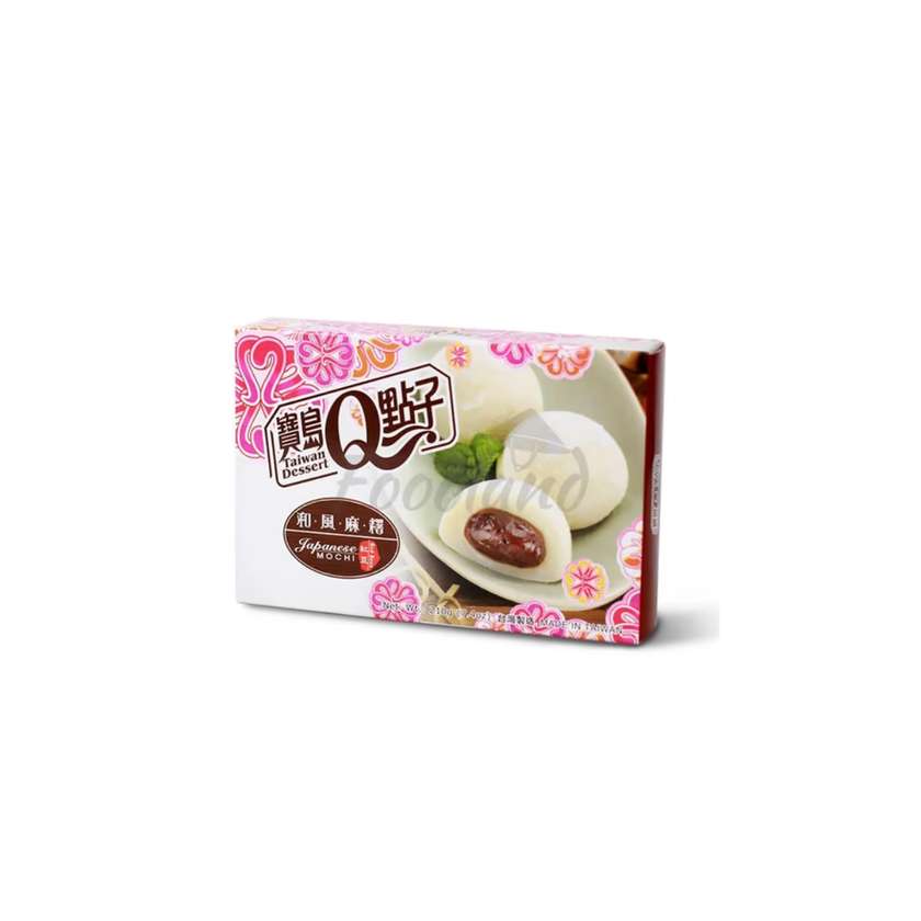 Japanese Mochi cake with red beans Q Brand 210g