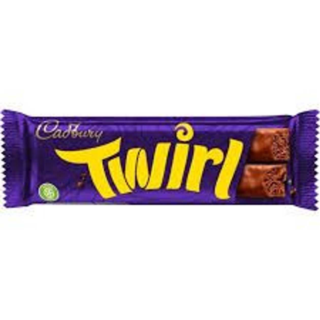 CADBURY TWIRL CHOCOLATE BAR, 43G