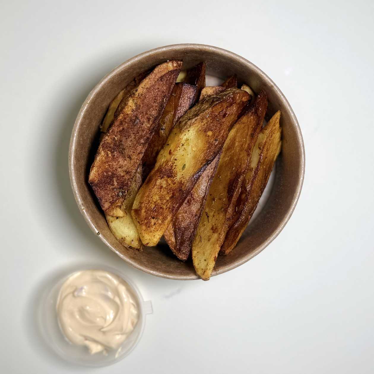 Mexican Potatoes with spicy mayo