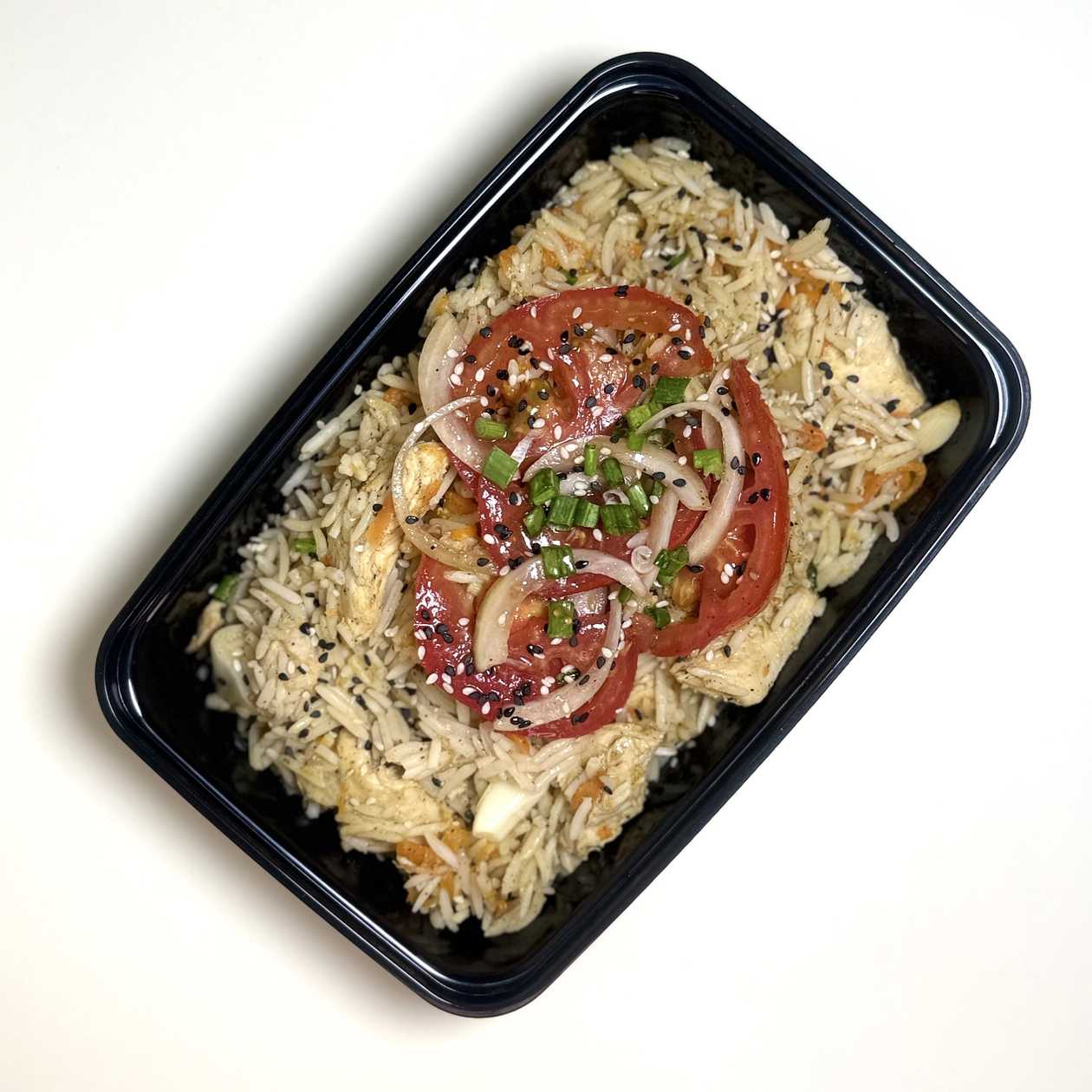 Chicken Plov with "Achichuk" salad
