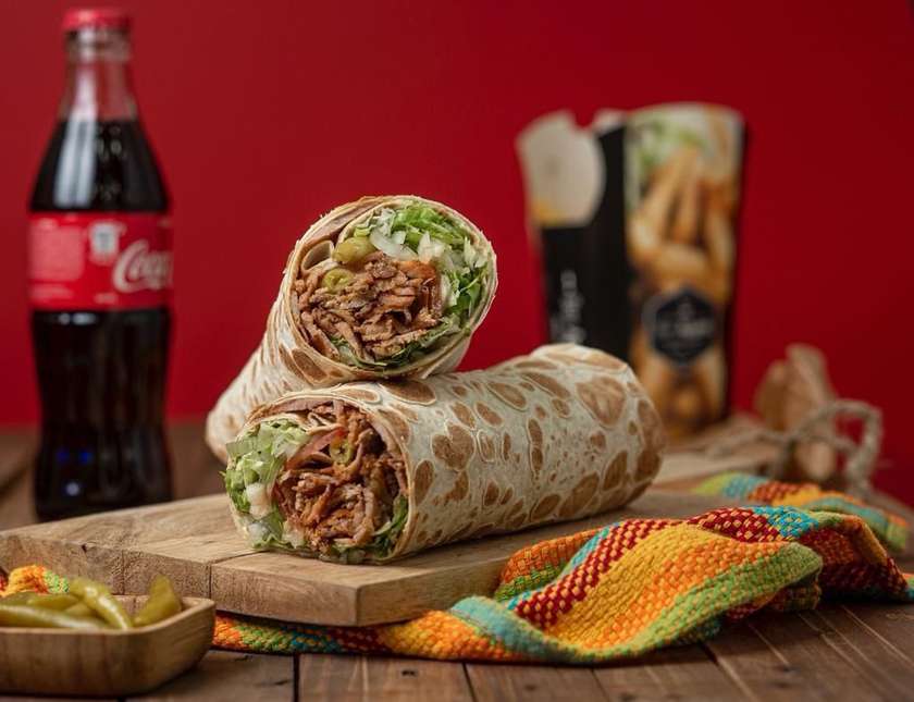 Shawarma Standard with barbeque sauce