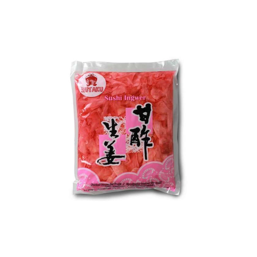 Pickled ginger for sushi - pink HUTAKU 1.45kg - 1 carton - 10 pcs