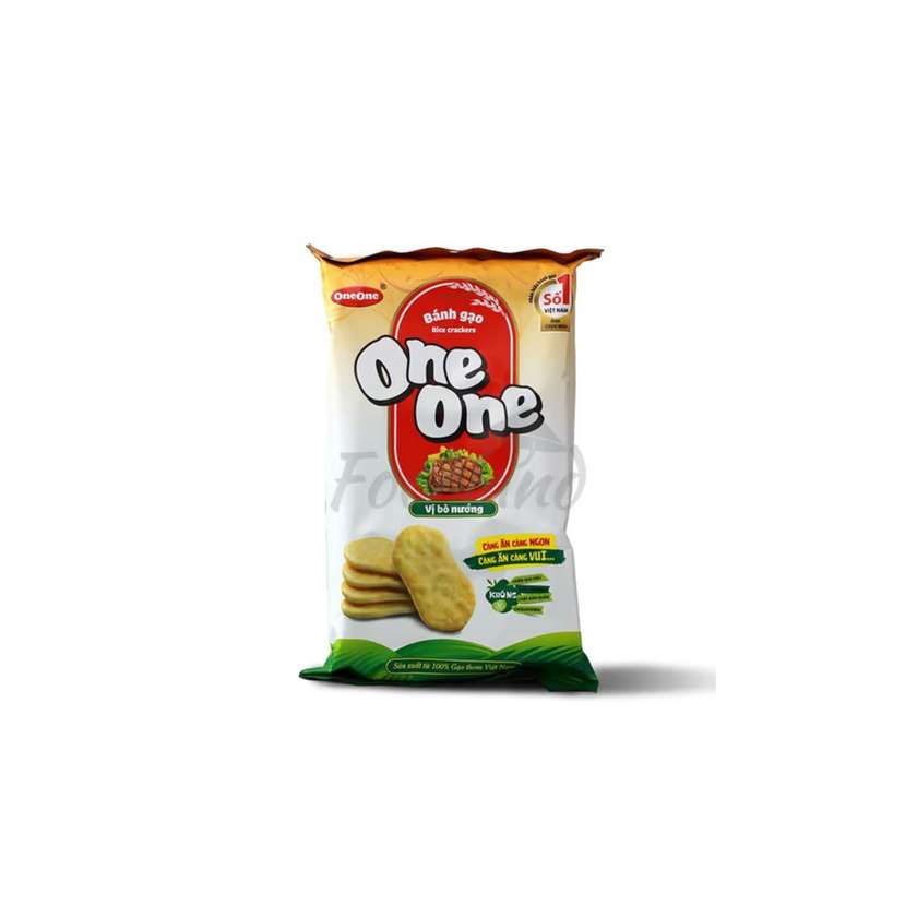 Rice Crackers with Beef Flavor ONE ONE - 150g