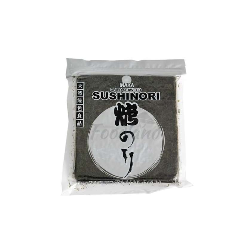 SUSHINORI seaweed for sushi cut into pieces SILVER INAKA 100 sheets