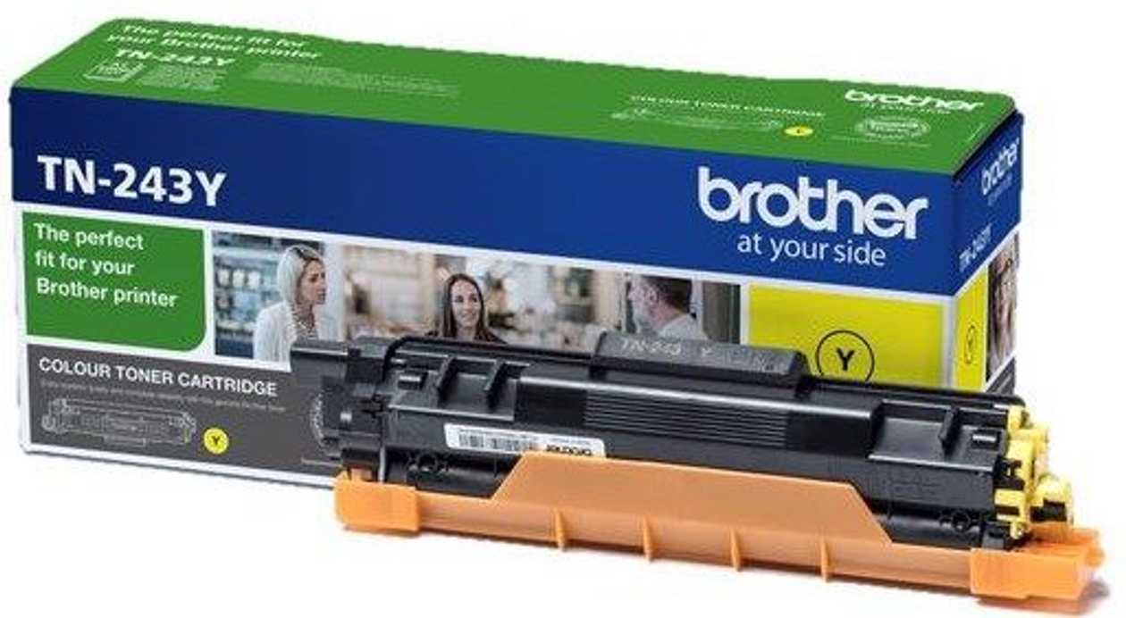 Tooner Brother Tn243Y Yellow 1000Lk@5% Dcp-L3510Cdw, L3550Cdw, Hl-L3210Cw, L3230Cdw, L3270Cdw, Mfc-L3710Cw, L3730Cdn, L3750Cdw, L3770Cdw