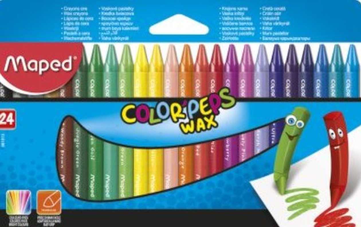 Crayon Color Peps 24 Colors, Maped