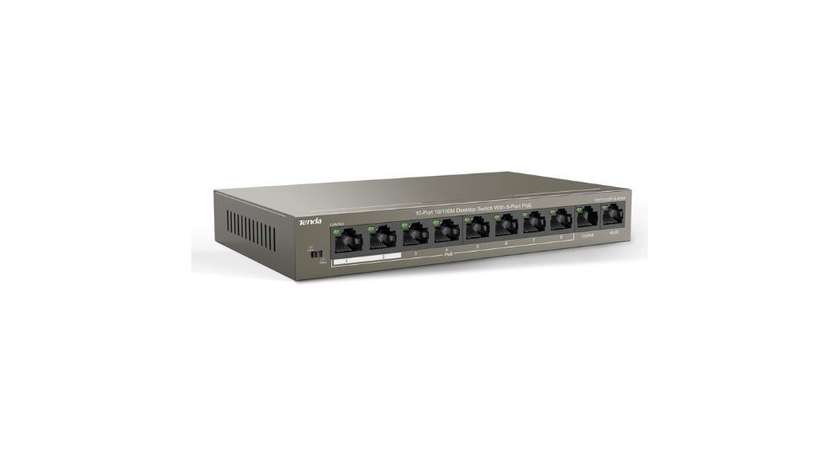TENDA TEF1110P-8-63W PoE Switch 10-Port/100M 8P FE(PoE)+2P FE(Data+NVR)