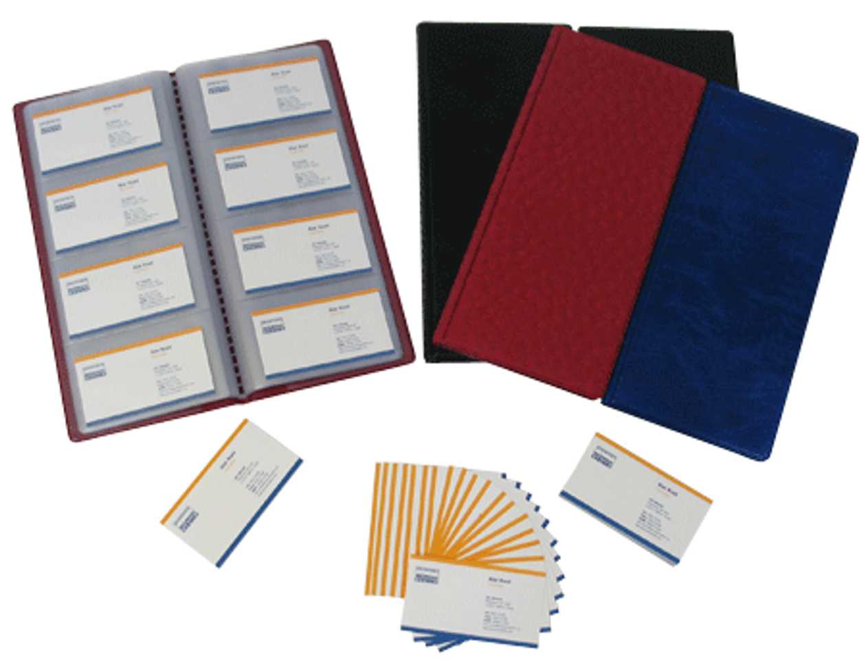 Business Card Folder For 96 Black