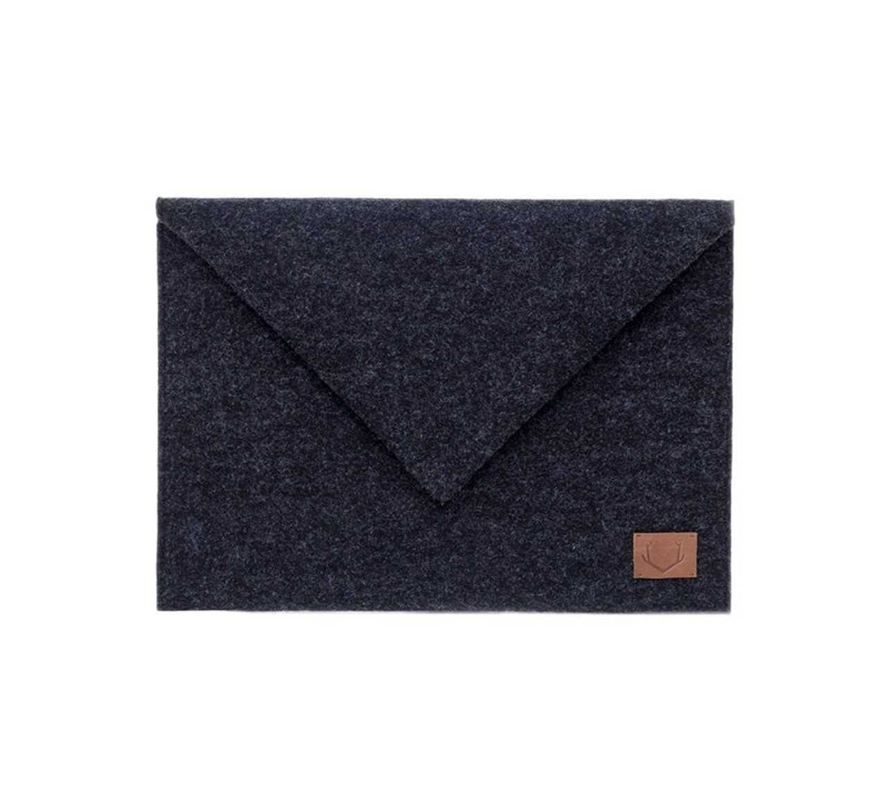 Laptop Sleeve Skive Sleeve 13", Felt, Black, Nordhale