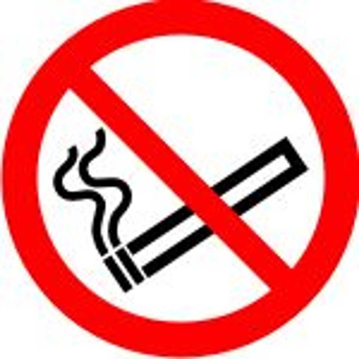 Safety - Label No Smoking - Sticker 10x10 cm, Label
