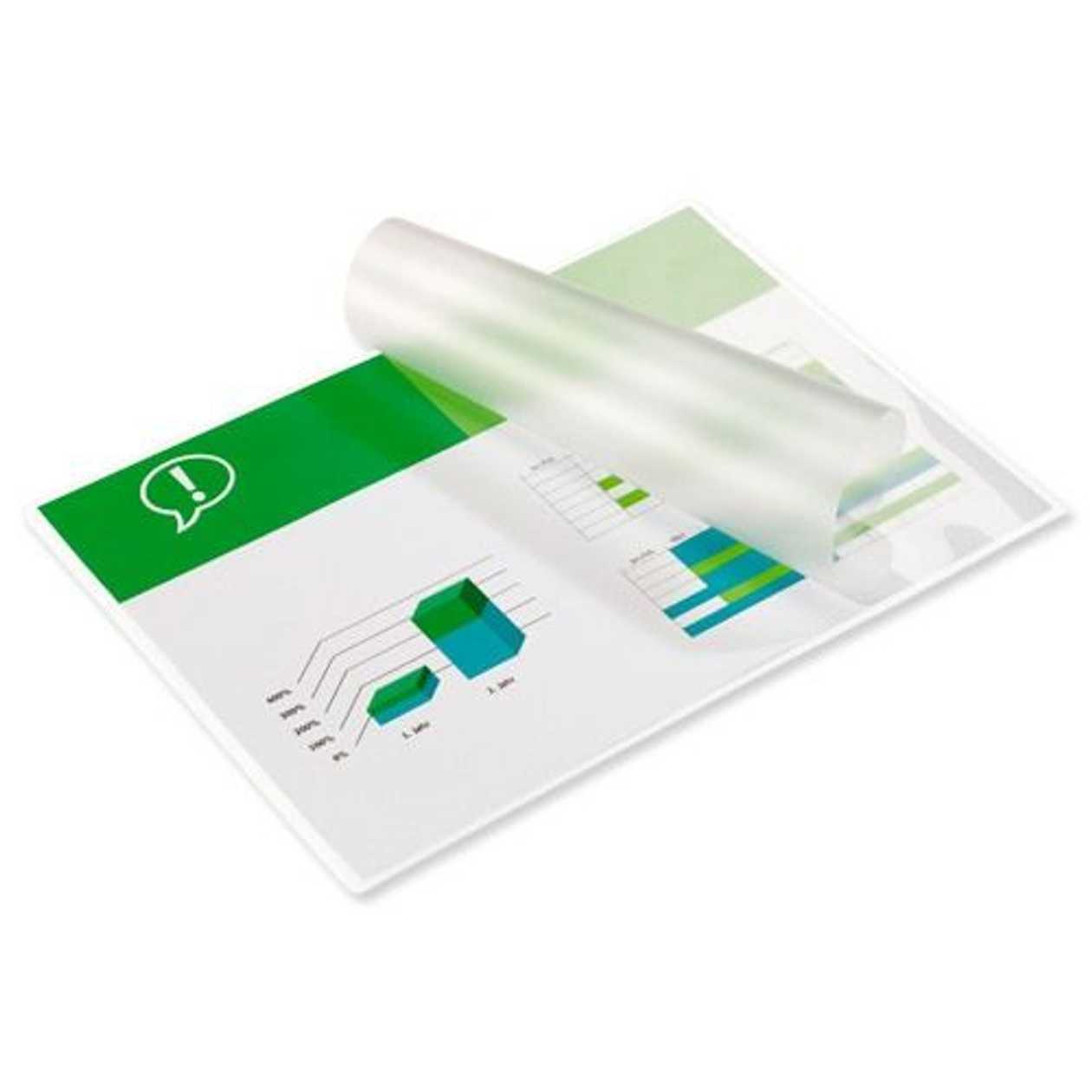 Laminating Film A4 80 mic, 100 A4 Films In A Pack, gbc Document Laminating Pouches gloss