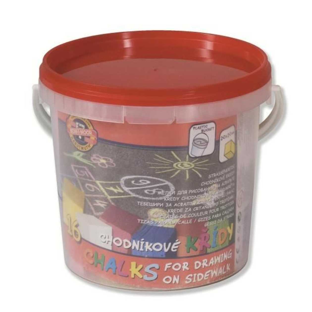 Asphaltic Chalks 16 pcs. In A Cup