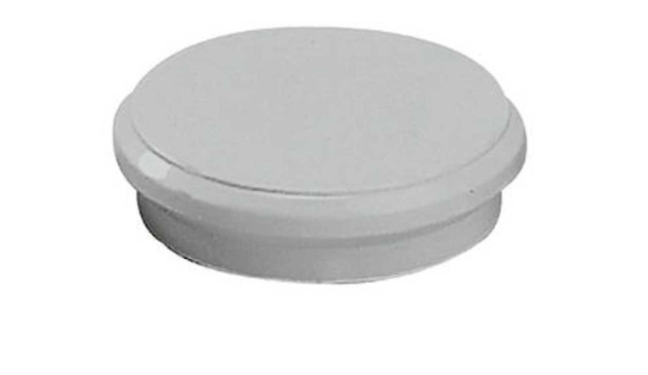 Chalkboard Magnet 24 mm gray, 6 pcs./p kg., Dahle