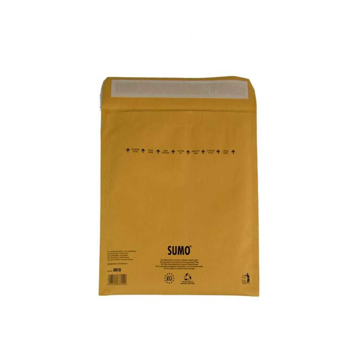 Security Envelope Sumo No. with 15 Paper Pulp Fillings (inner Size 215x265 mm), Outer Size 235x265 mm