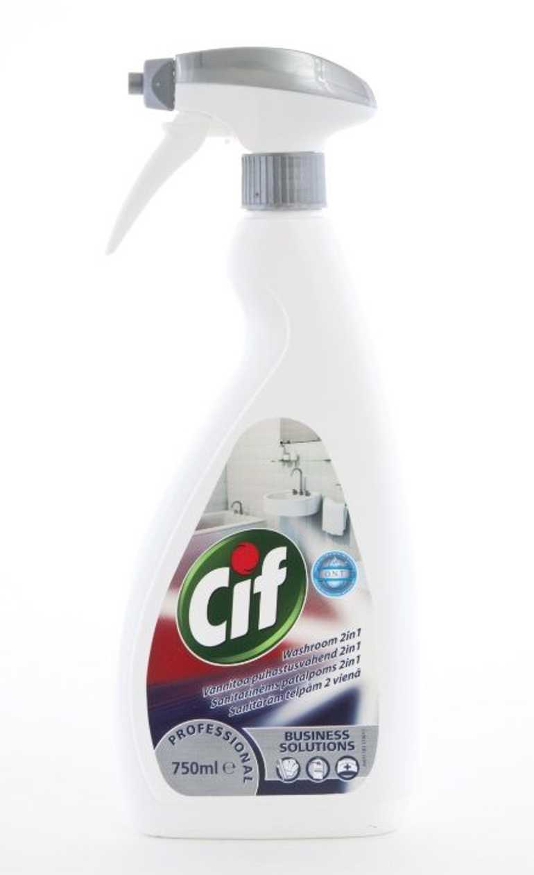 Cleaning Agent Cif Professional Washroom 2in1 750 ml