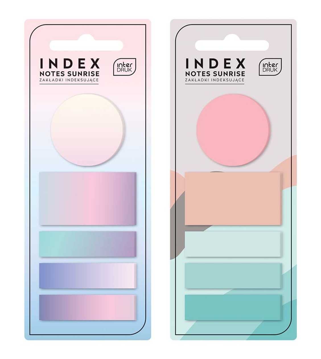 Bookmark Sunrise 5X25 Sheets, Assorted, Interdruk