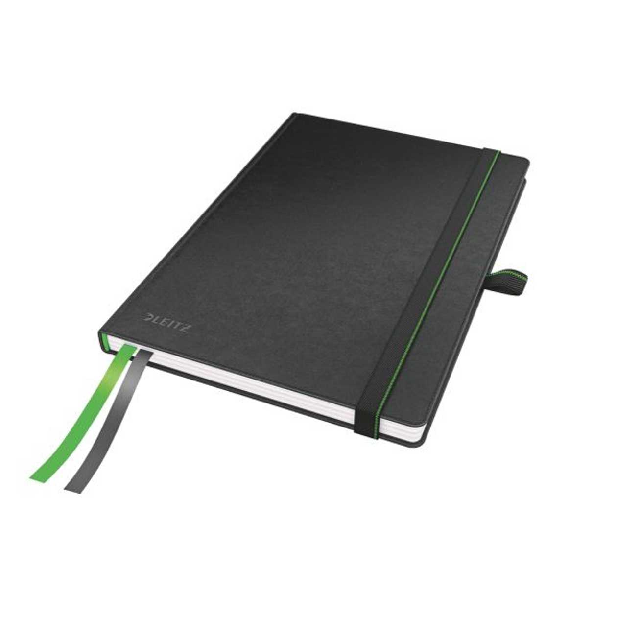 Folder Leitz Complete A5 Square, 80 Sheets, Synthetic Leather, Black