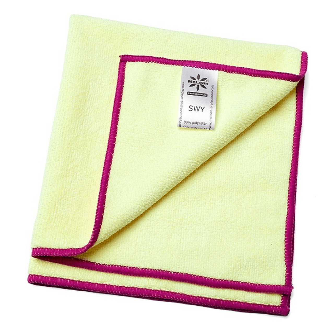 Microfiber Cloth Mclean Prof. Yellow 40X40 cm