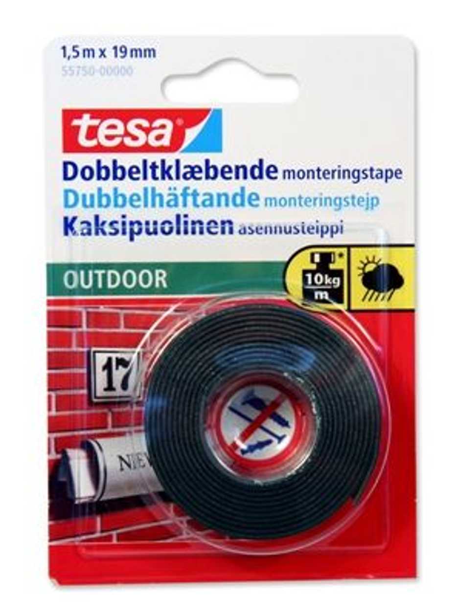 Double-sided Tape Tesa Outdoor 1.5 mx19 mm
