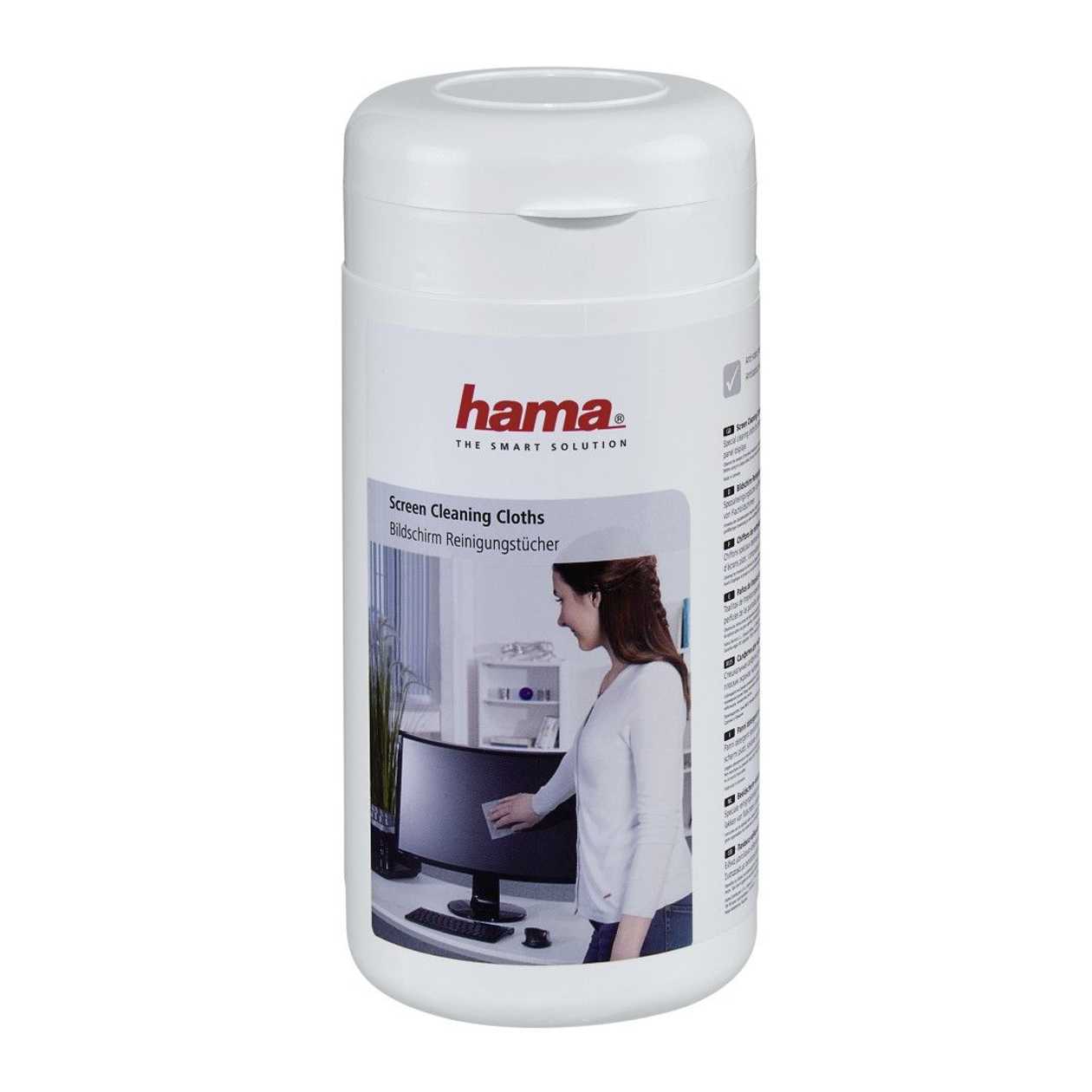 Screen Cleaning Cloths, Hama Tft/lcd/crt/pda 100 Wet Cloths