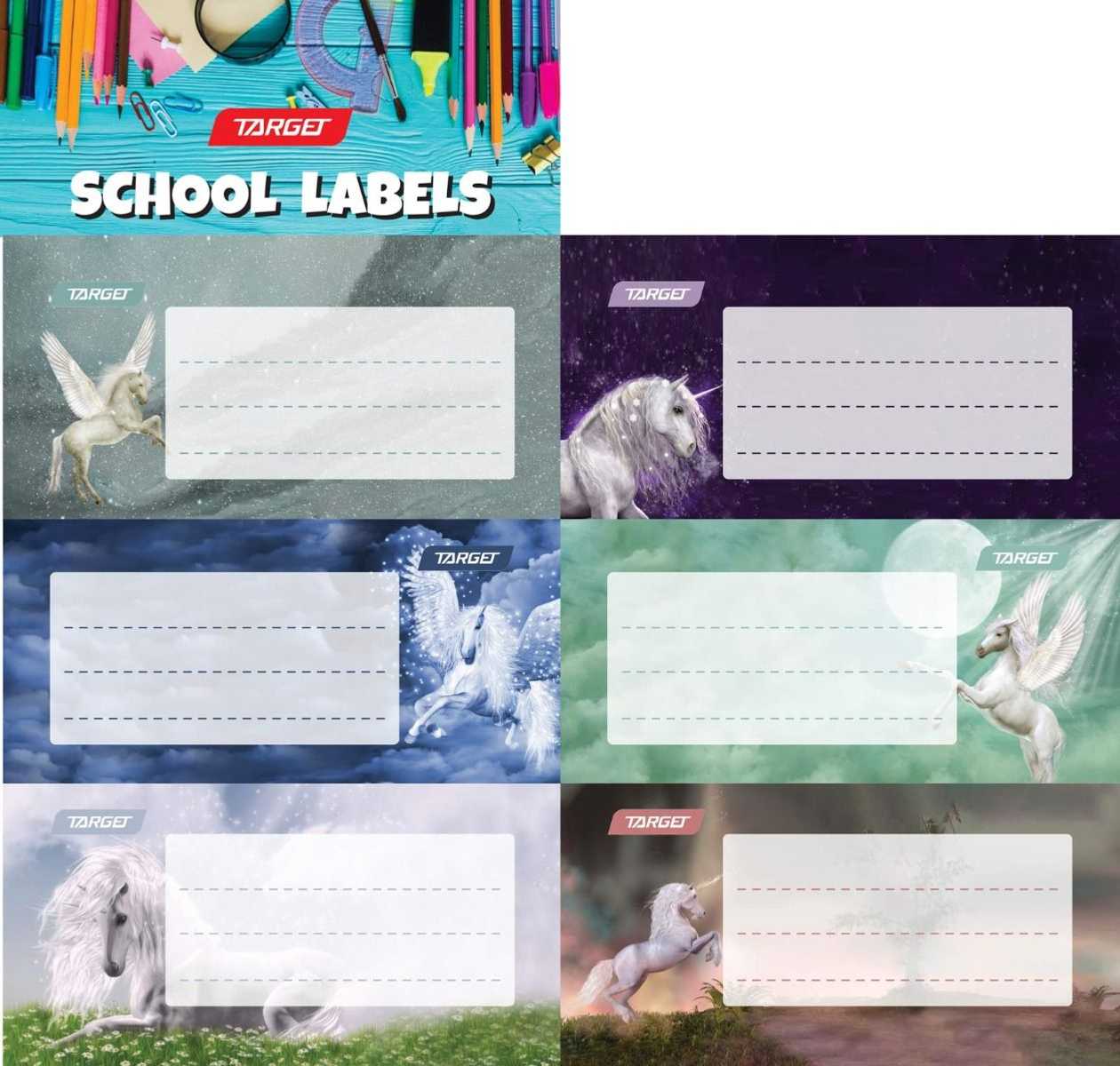 Booklet Stickers Target Fantasy, 6 Stickers
