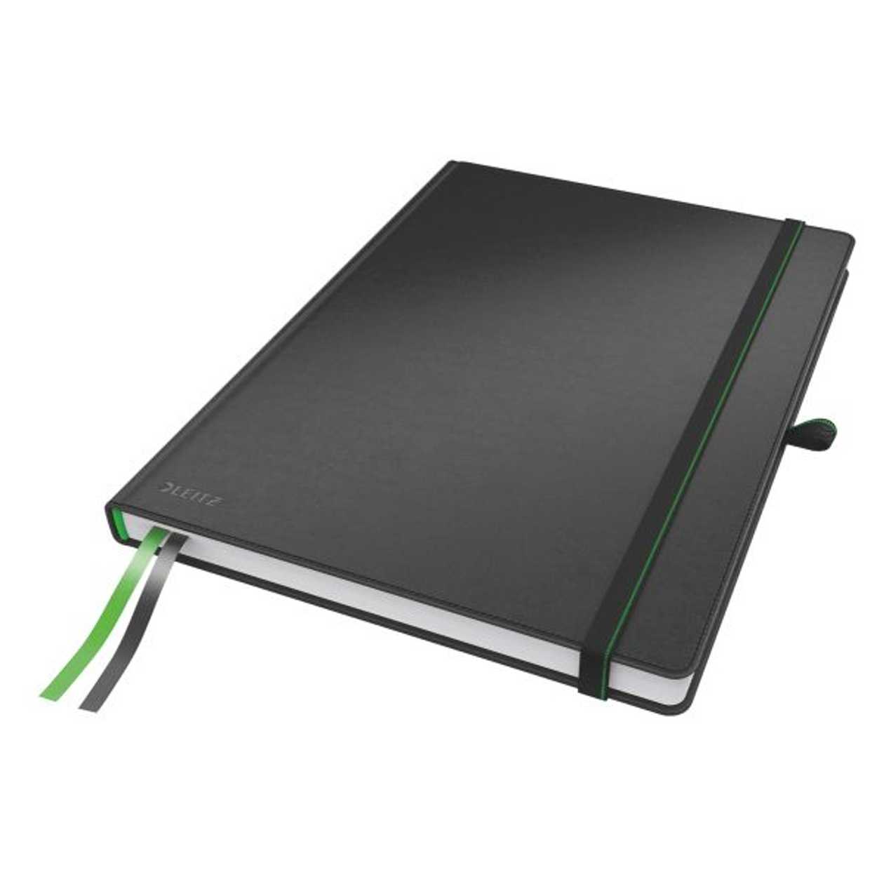 Folder Complete A4 Square, 80 Sheets, Leatherette, Black