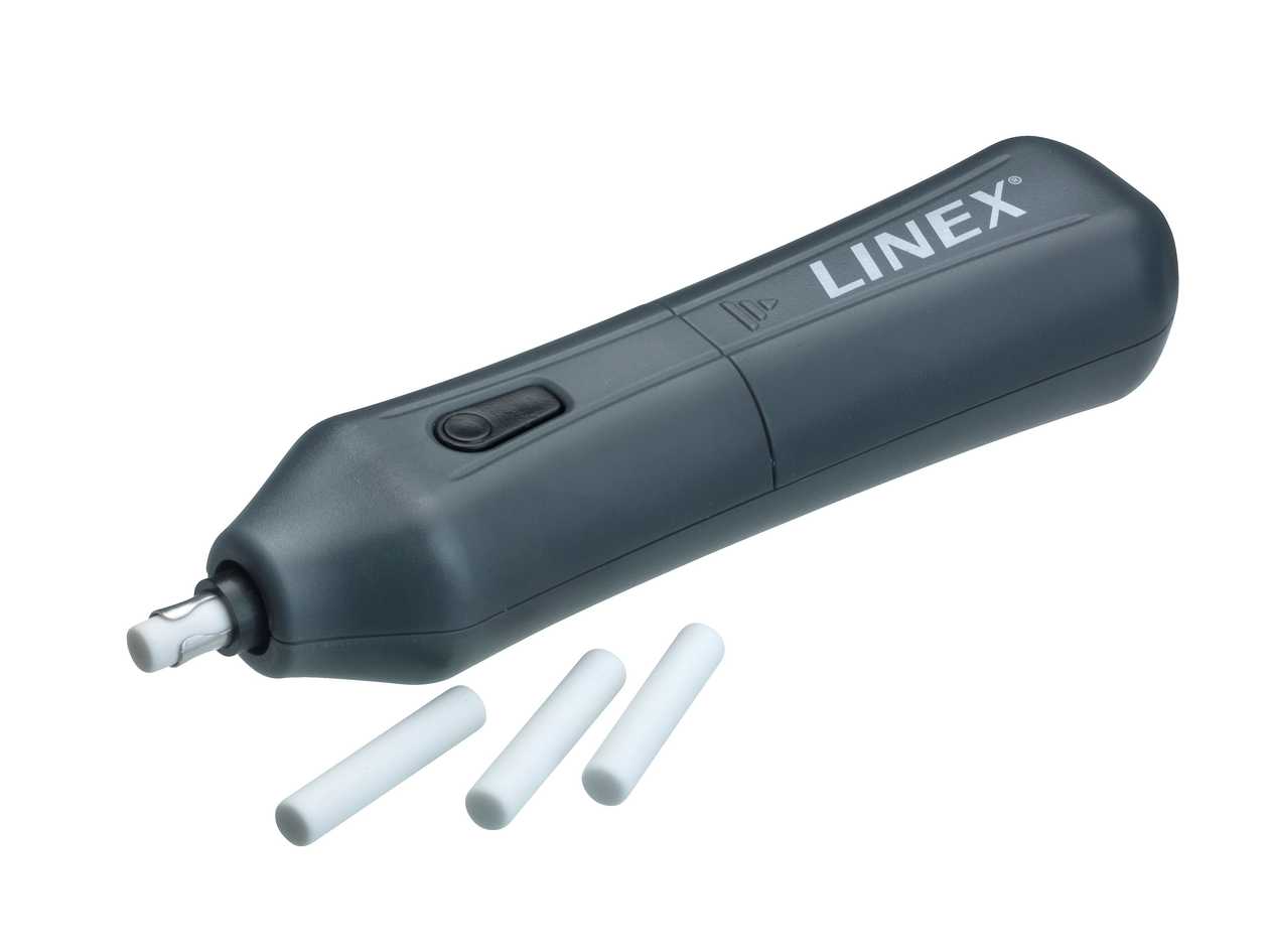 Eraser Electric Linex For Precise Erasing, 10 Spare Erasers, Requires 2xaaa Batteries (not Included)