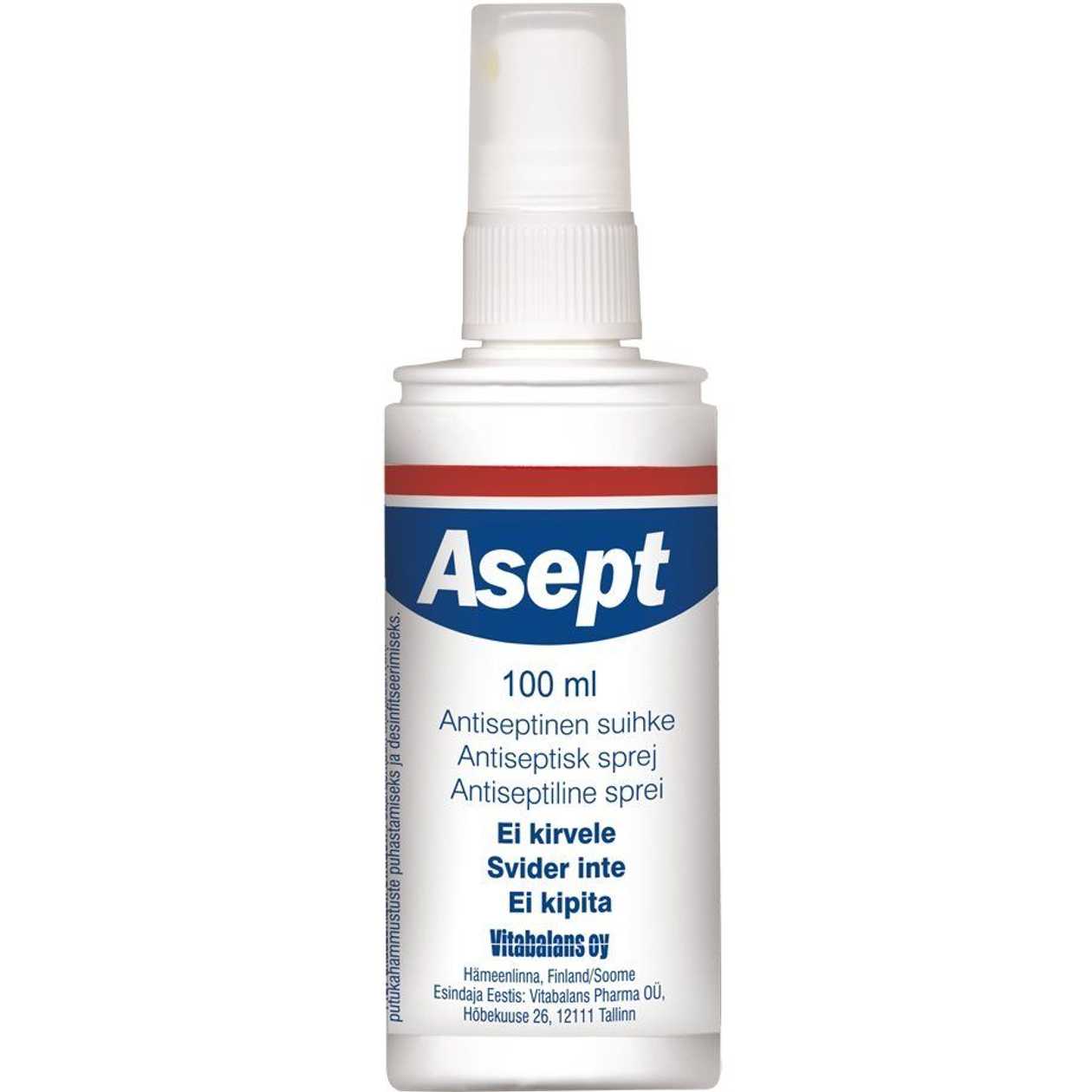Wound Antiseptic Spray Asept Sol 100 ml