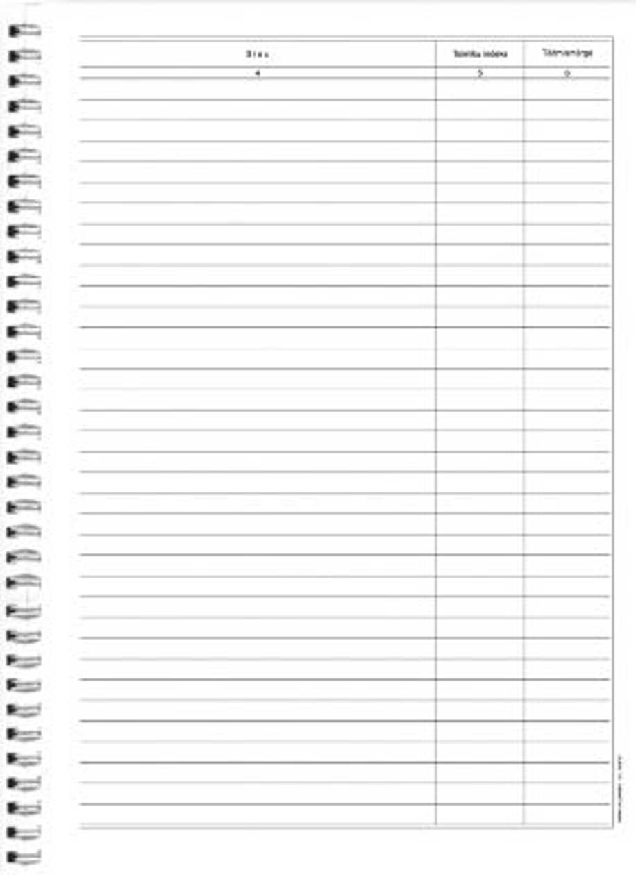 Book of Registration of Sent Documents, A4, 50 Sheets