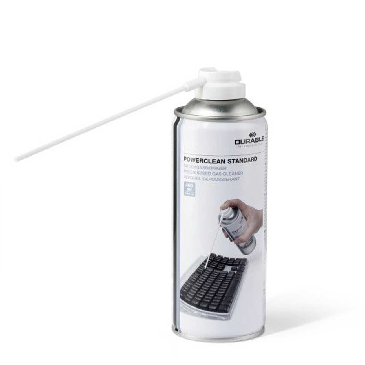 Compressed Air Durable Powerclean Standard Air Duster 400 ml (flammable)