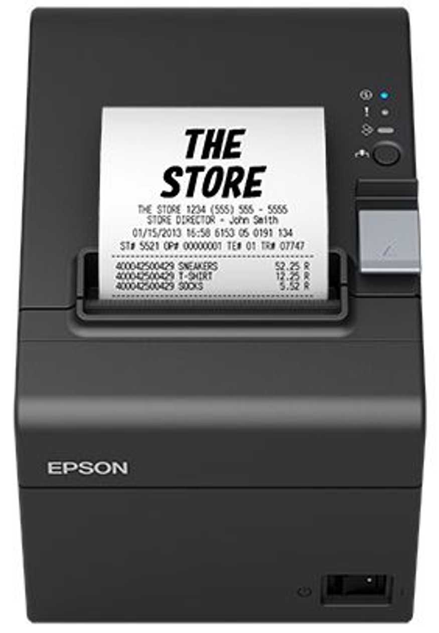 Czech Printer Epson Tm-T20Iii, USB2.0, Lan Ethernet, grey, Power Supply, Eu, 140X199X146 mm, Speed 250 mm/Sec, Paper Width 80 mm. 2Yw