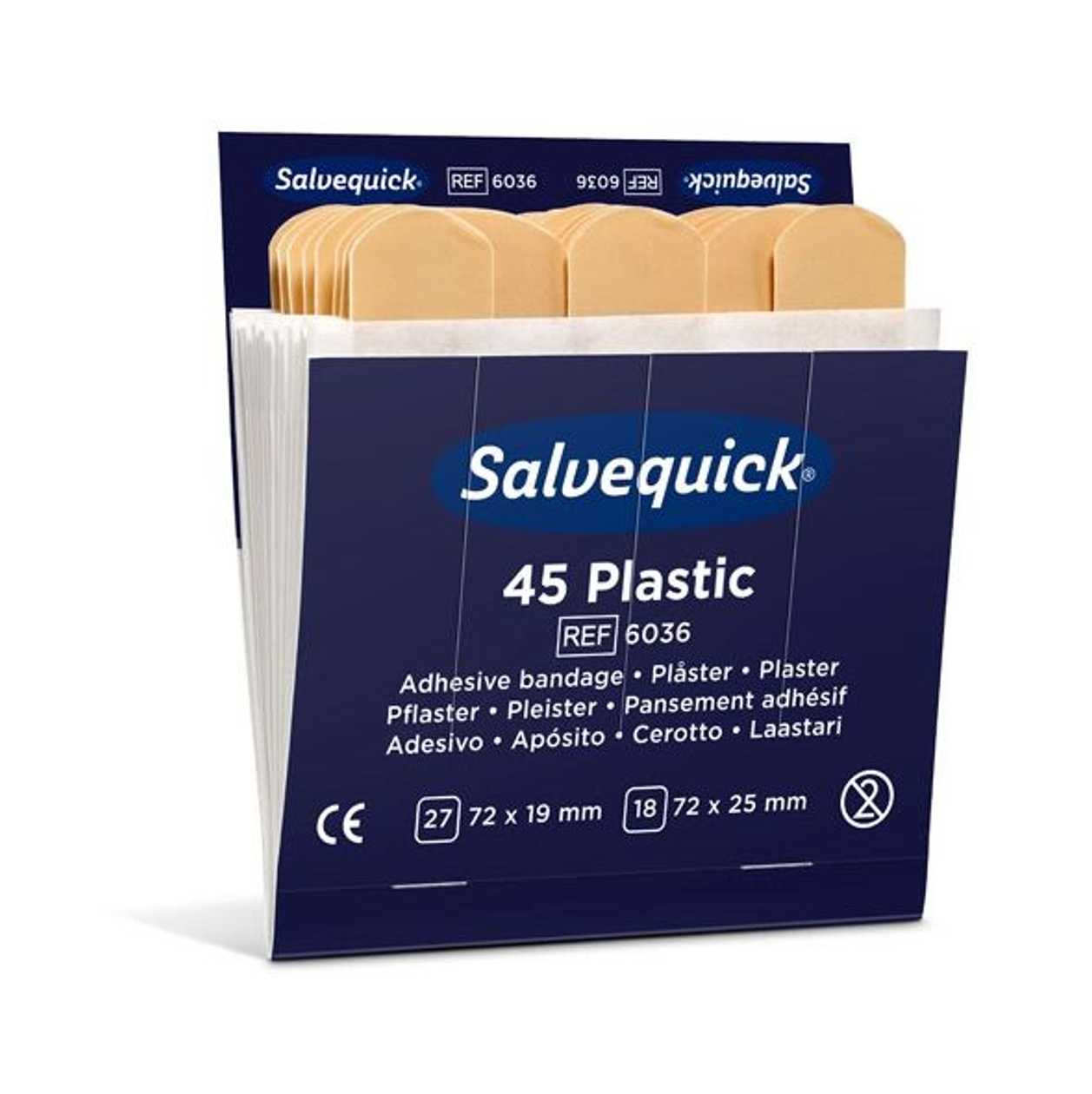 Filling Package - Plastic Plasters 45 pcs./p kg. Salvequick