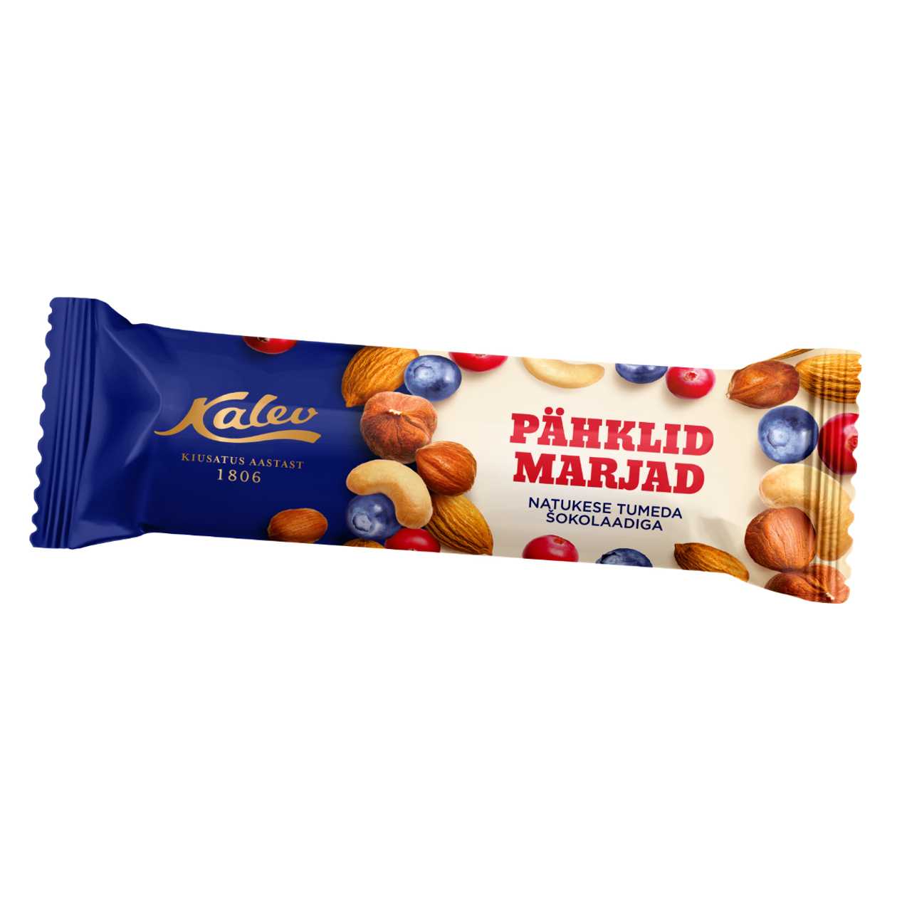 Nut-berry Bar with Dark Chocolate 42 g, Kalev