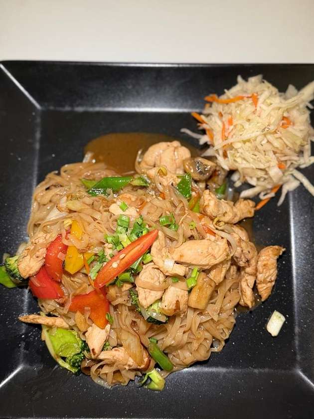 Rice Noodles with Shrimps