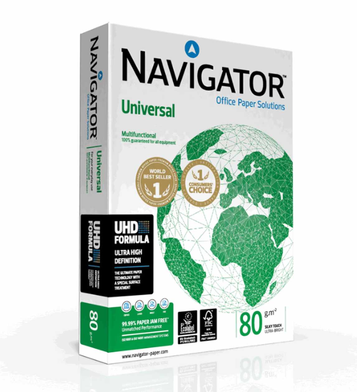Copy Paper A4 80 g Navigator Universal 500 Sheets/p kg.