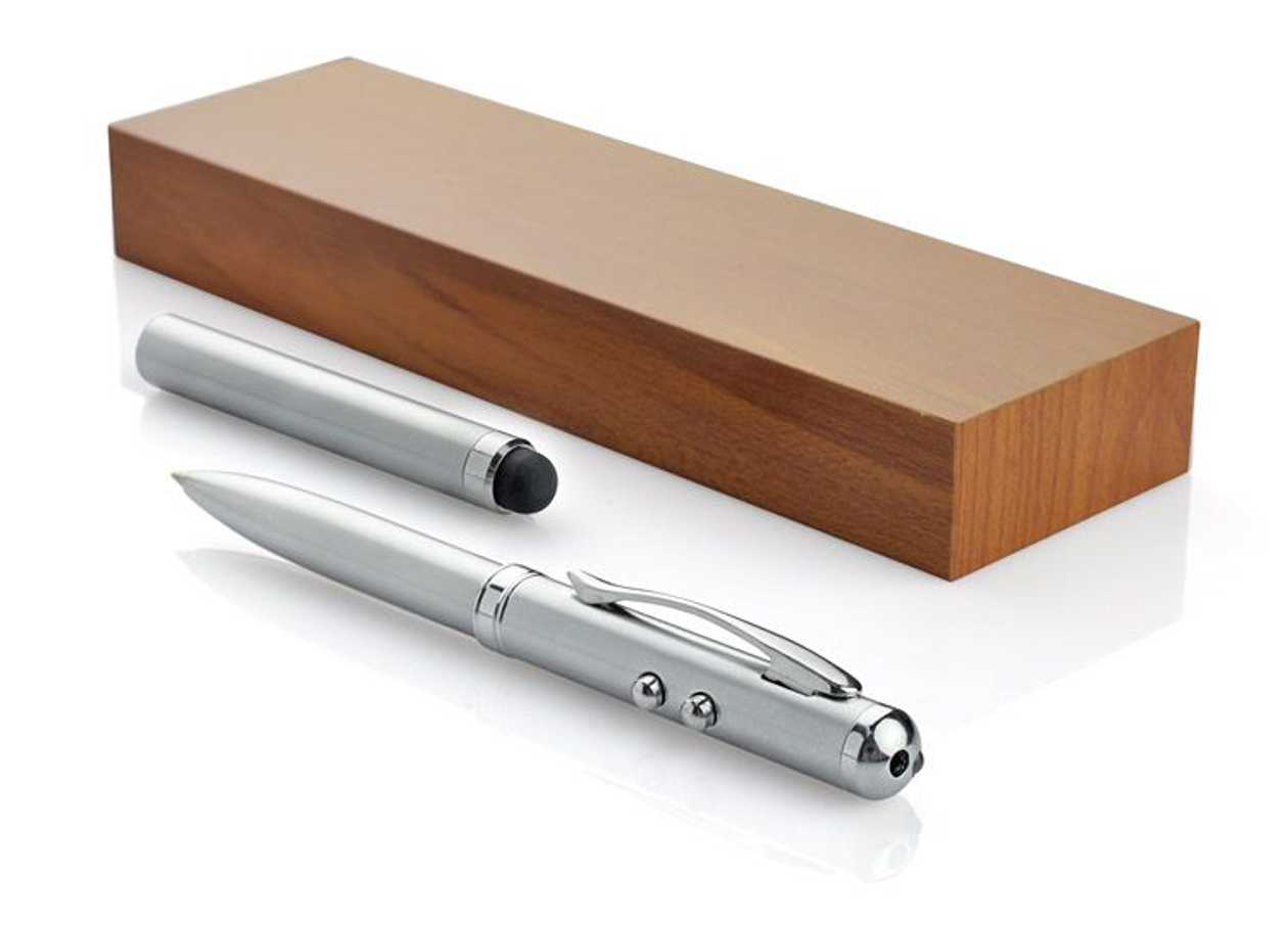 Laser Pointer Pres Silver, gift Box