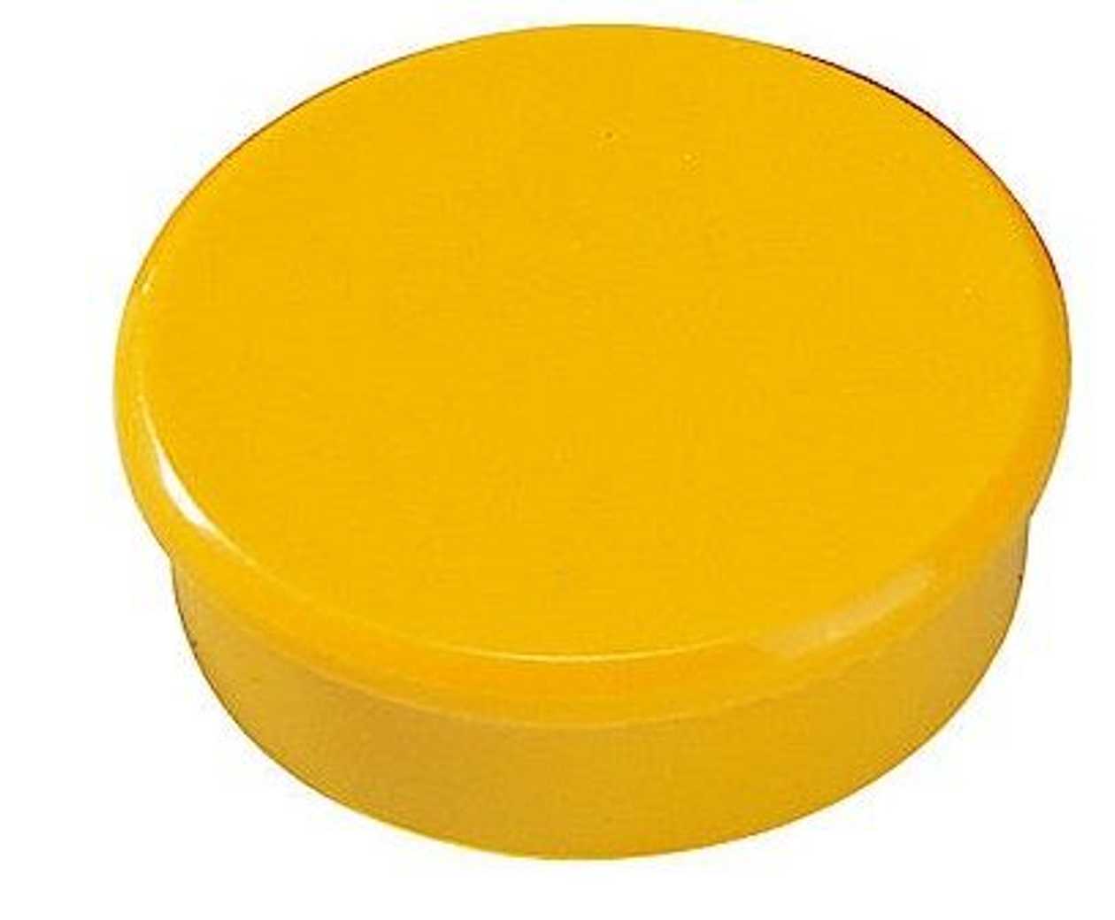 Blackboard Magnet 38 mm Yellow, 2-piece, Dahle