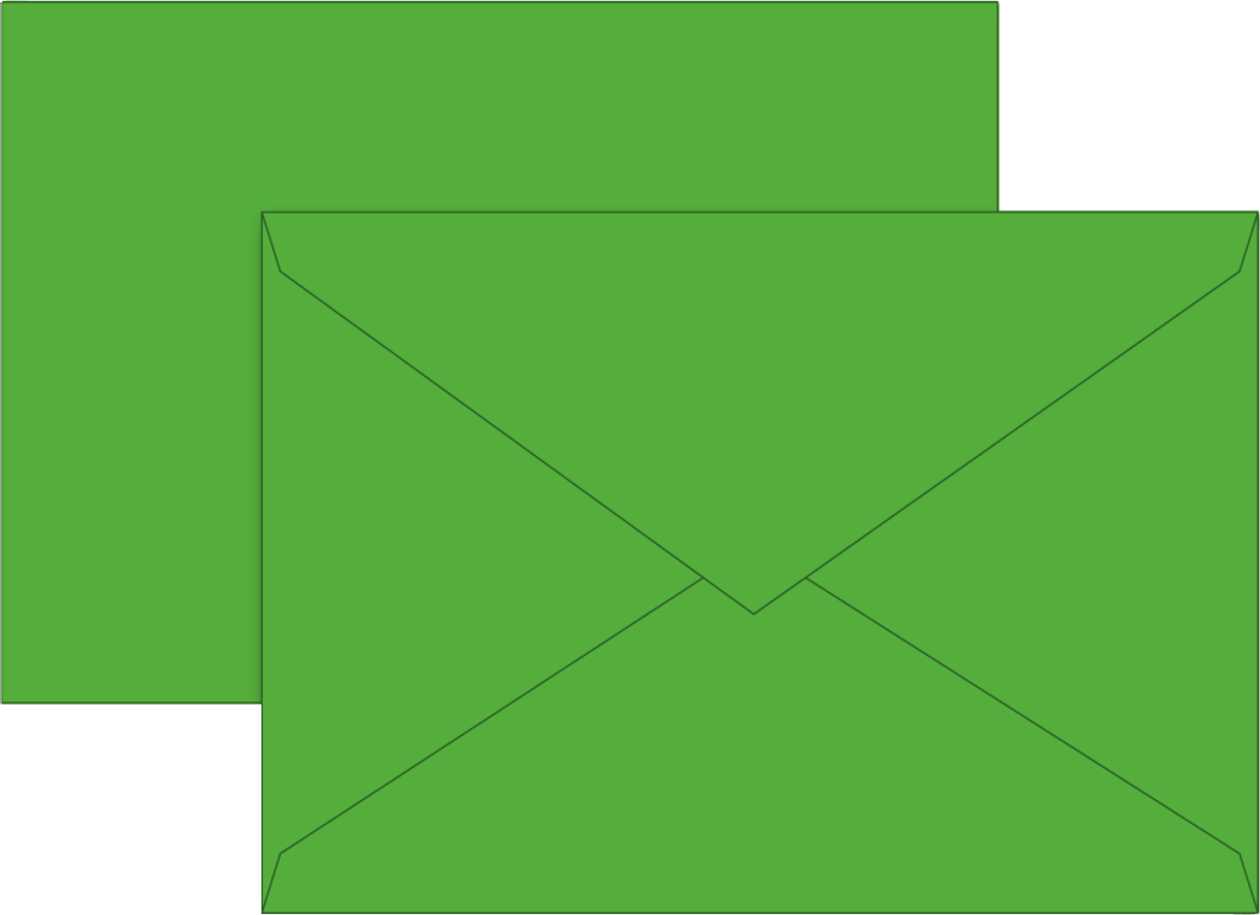 Envelope C6 10 pcs. In A Package, Light green