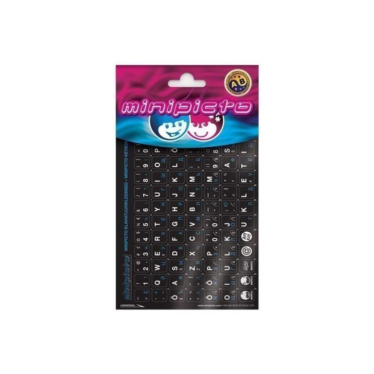 Letter Stickers Mu/va/si Ek/vk Universal Mats Must Be Smooth, Selected Smooth