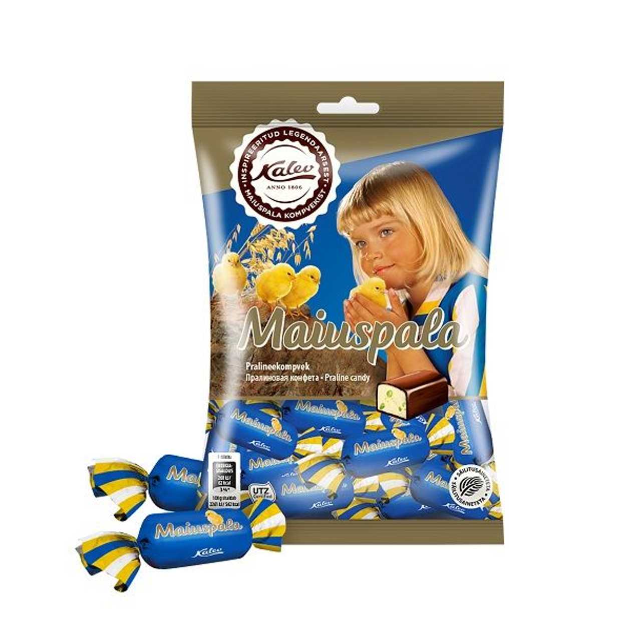 Praline Candy Maiuspala 175 g, Kalev
