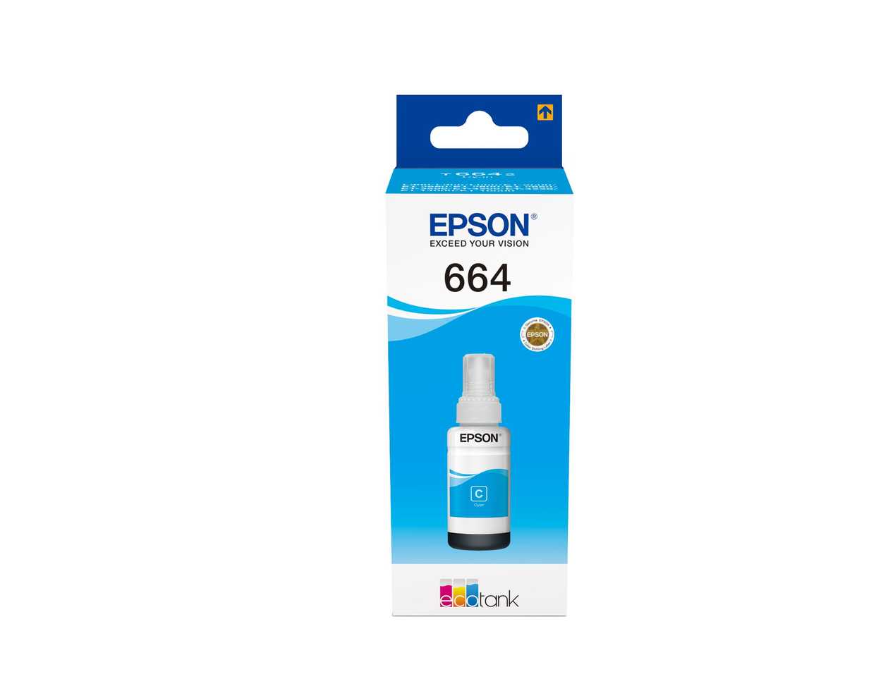 Ink Epson T6642 Cyan 70 ml L100/l110/l120/l130 L200/l210/l220 L300/l310/l350/l355/l365/l382/l386 L455/l486 L550/l555/l565 L1300 L3050