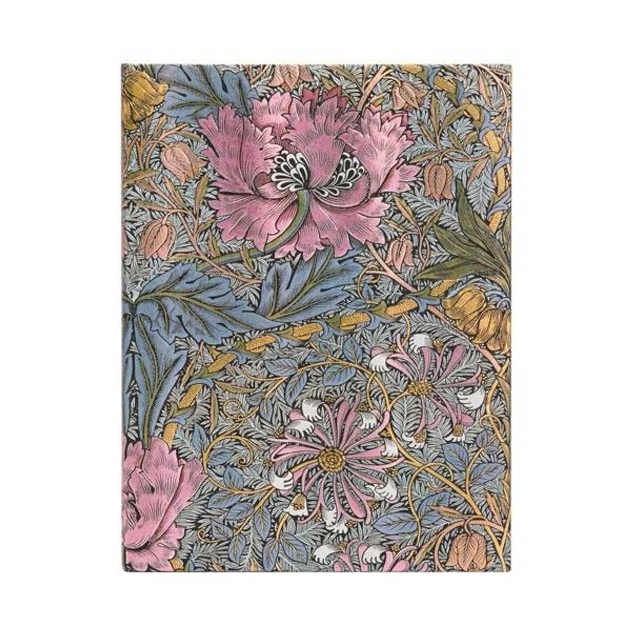 Notepad Paperblanks Morris Pink Honeysuckle Ultra White Contents