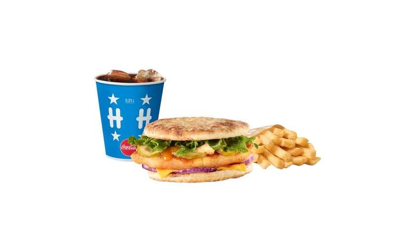Sweet & Sour Chicken Burger Meal