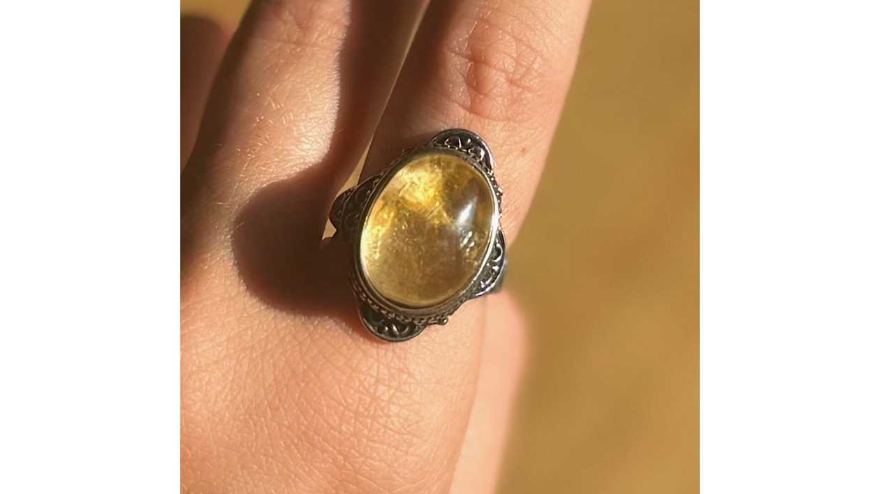 Moonbound Relic Garden Quartz Ring