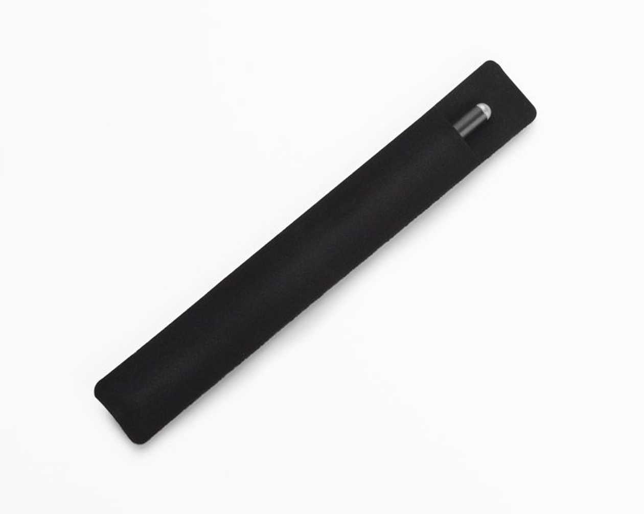 Brush Pen Black Perla Silver-White