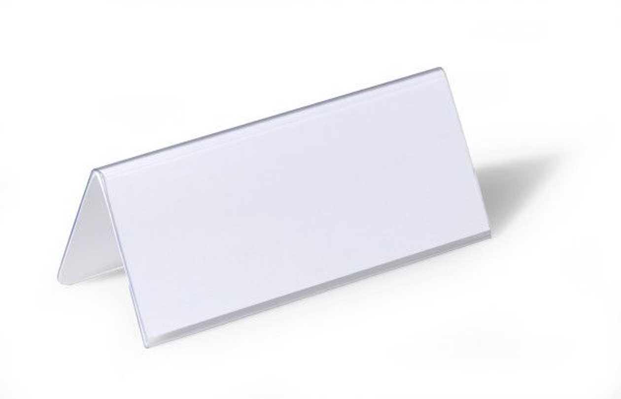 Table Sign Height 61/122xWidth 150 mm Durable 8050 A-shaped, Acrylic