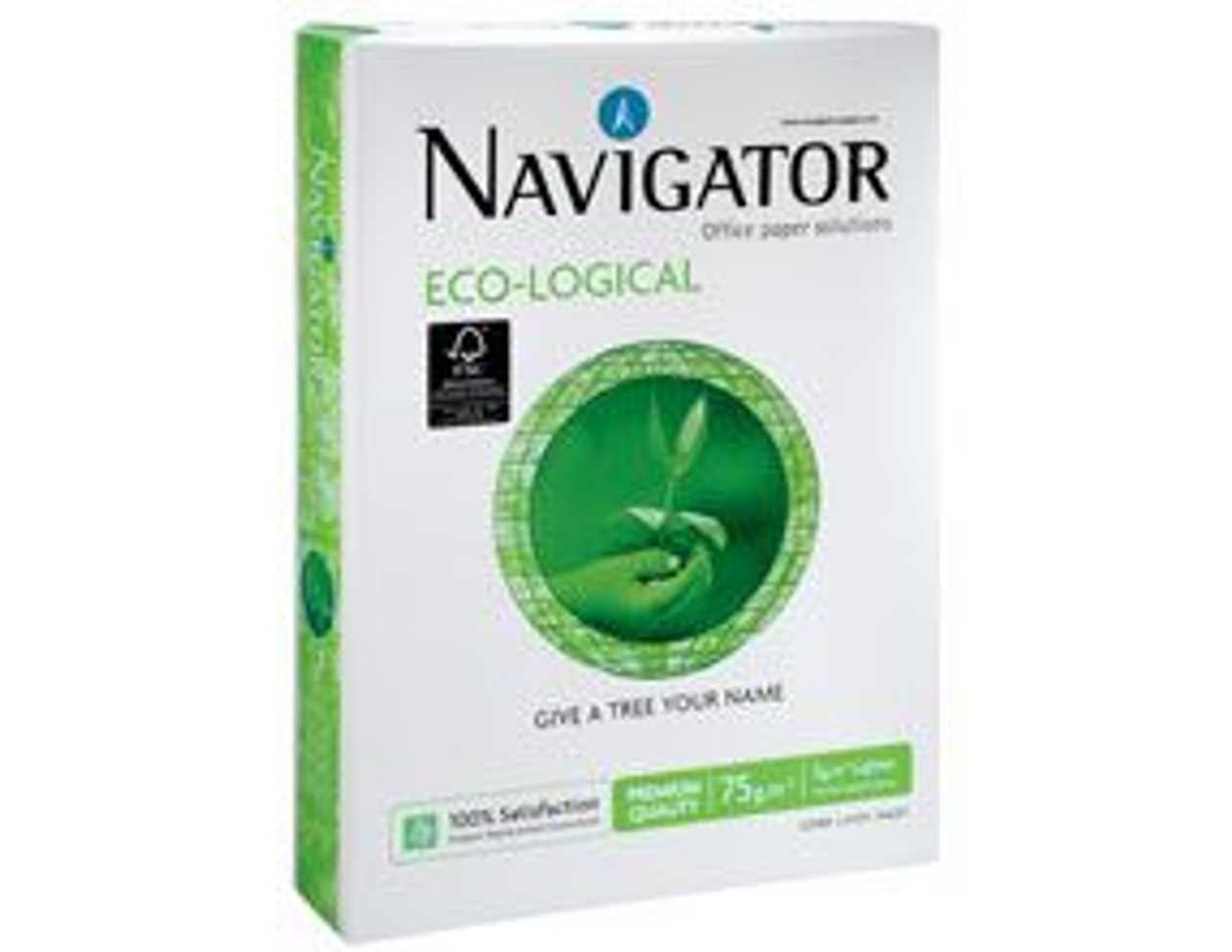 Copy Paper A4 75 g Navigator Eco-logical 500 Sheets/p kg.