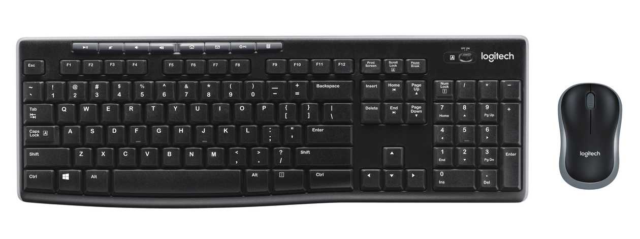 Keyboard+hearing Logitech Wireless Desktop Mk270 Nordic 2yw