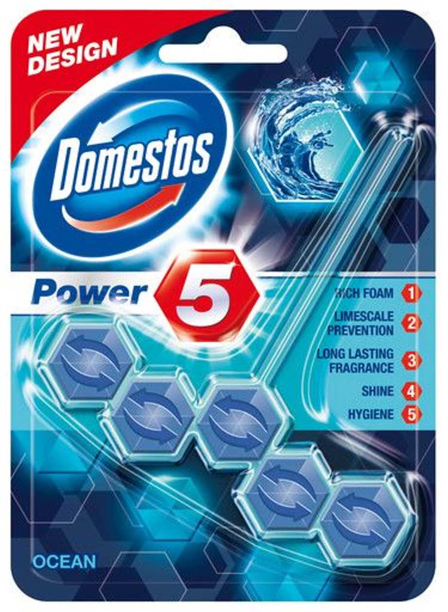 Toilet Freshener Balls Domestos Power 5 Ocean 55 g